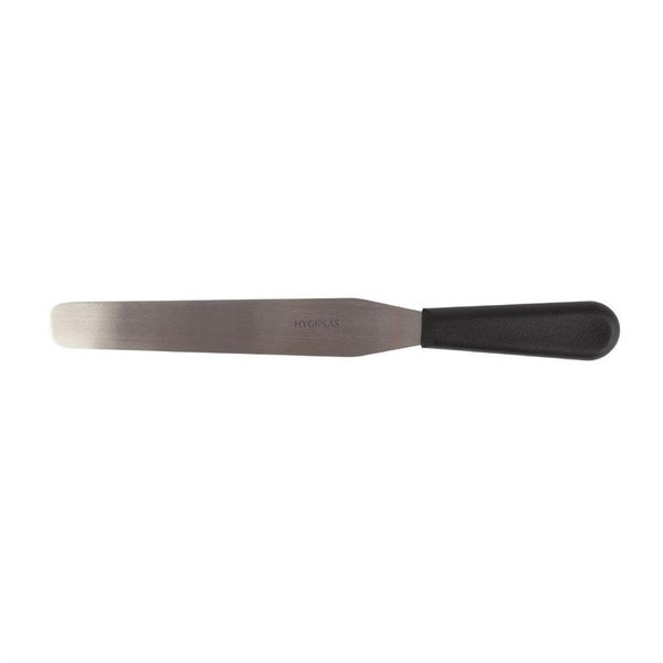 Paletmes recht RVS zwart | 20,5(l)cm