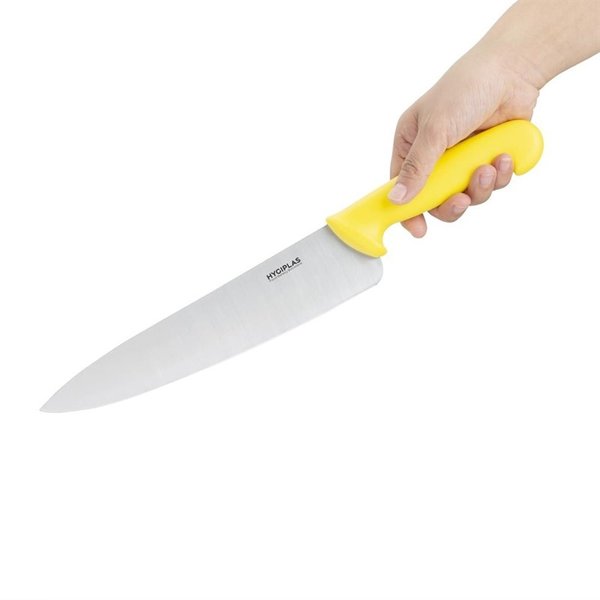 Koksmes RVS geel | 25,5(l)cm