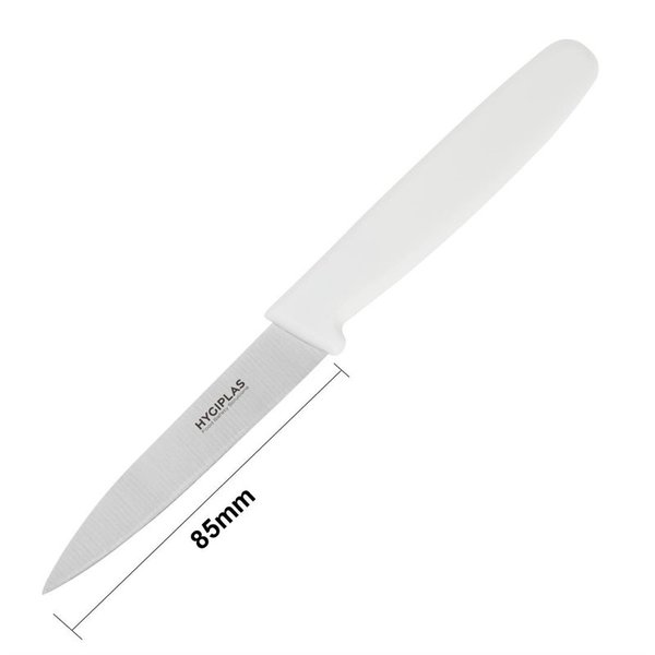 Officemesje RVS wit | 7,5(l)cm