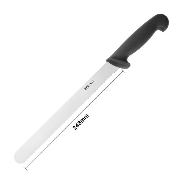 Hammes gekarteld RVS zwart 25,5(l)cm