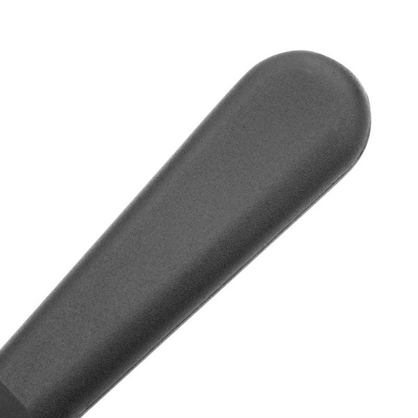 Paletmes gebogen RVS zwart | 10(l)cm