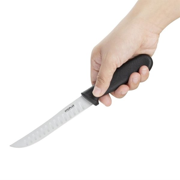 Officemes gegolfd RVS zwart | 12,5(l)cm