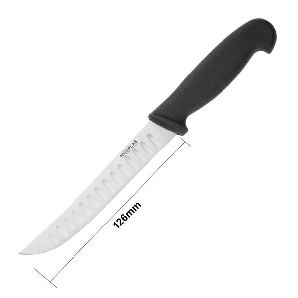 Officemes gegolfd RVS zwart | 12,5(l)cm