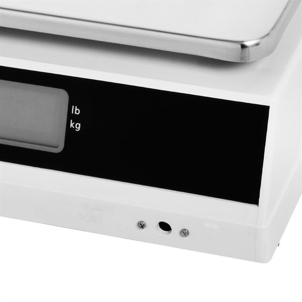 Weegschaal RVS digitaal | Cap. 15kg | 252x300x100(h)mm