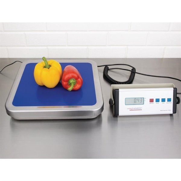 Weegschaal RVS elektronisch | Cap. 30kg | 300(Ø)x310x40(h)mm