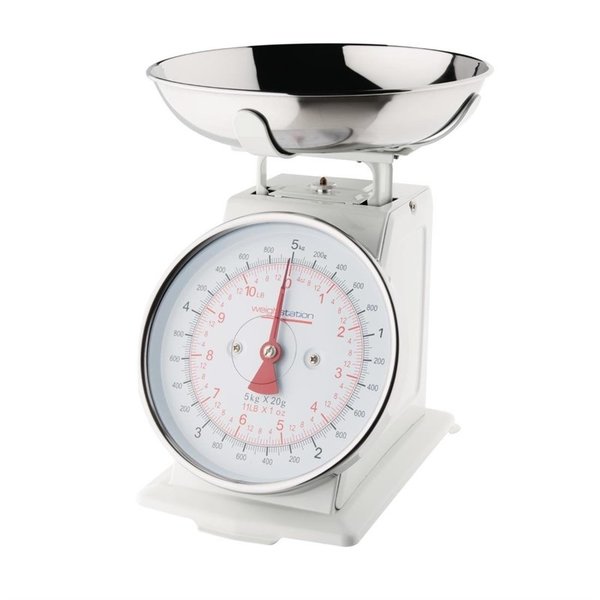Keukenweegschaal | Cap. 5kg | Afneembare kom | 142x204x217(h)mm