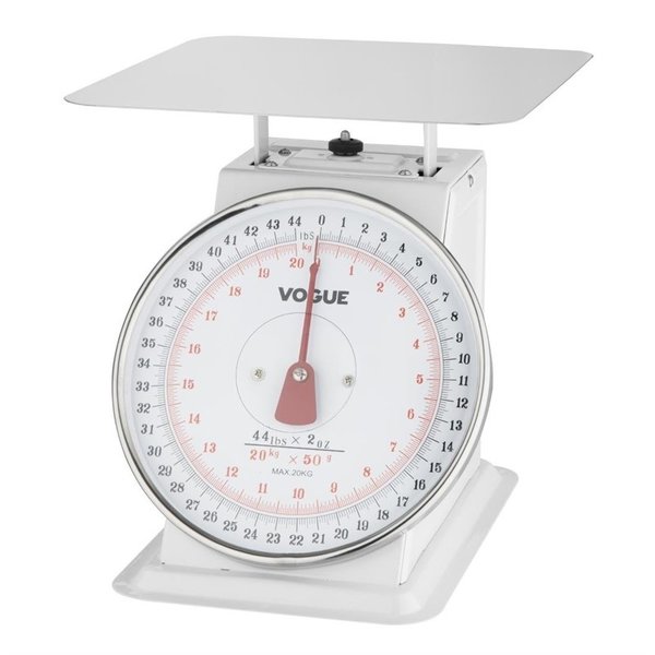 Platformweegschaal RVS | Cap. 20 kg | 24cm vierkant platform