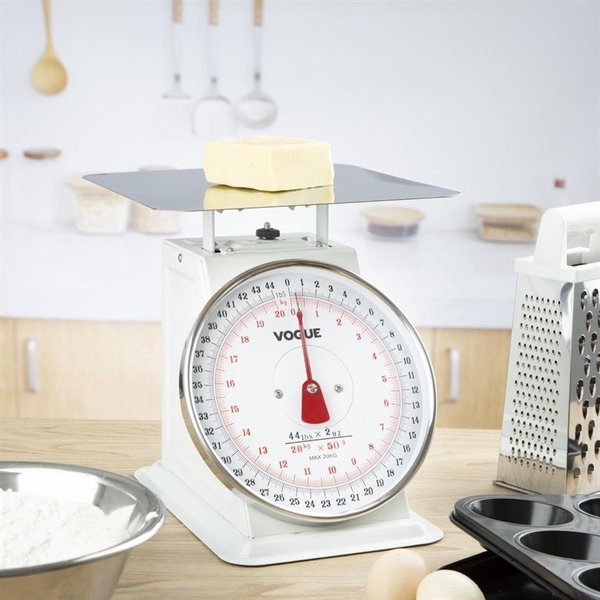 Platformweegschaal RVS | Cap. 20 kg | 24cm vierkant platform