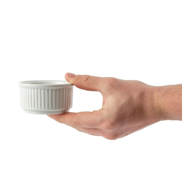 Ramekins | WHITEWARE | Porselein | Wit | 12.5cl | 12 stuks |  Ø85x45(h)mm