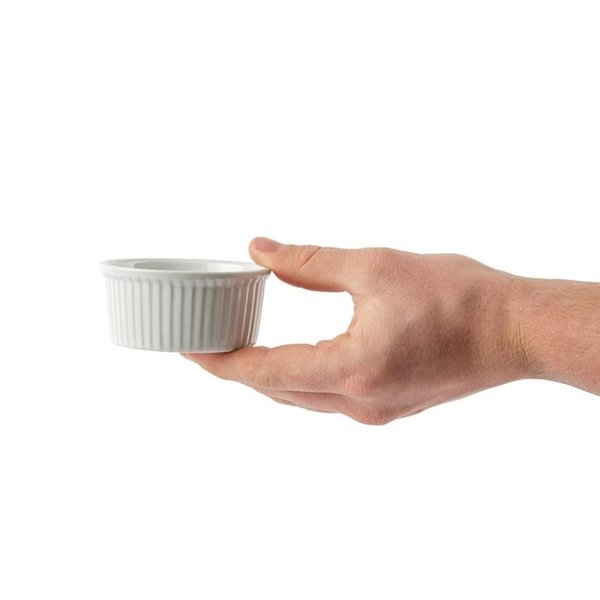 Ramekins | WHITEWARE | Porselein | Wit | 11.5cl | 12 stuks | Ø85x40(h)mm