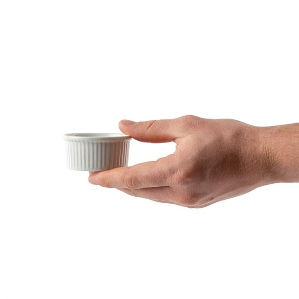 Ramekins | WHITEWARE | Porselein | Wit | 6cl | 12 stuks | Ø70x33(h)mm