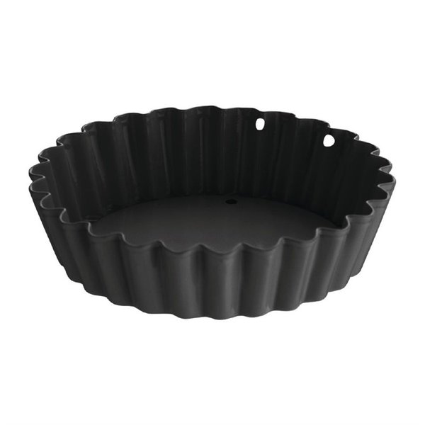 Quichevorm met losse bodem koolstofstaal | 3 stuks | 8(Ø)x2(h)cm