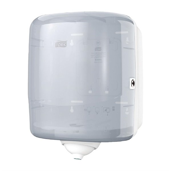 Papierdispenser reflex kunststof wit | Voor: Y040 | 252x240x310(h)mm