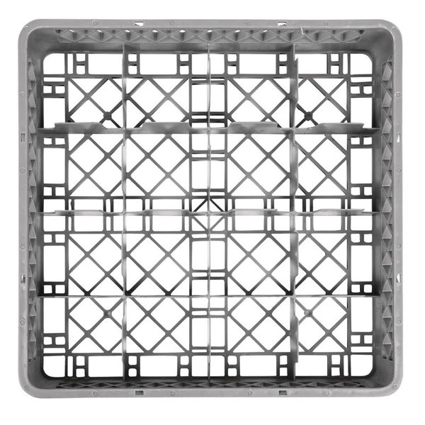 Vogue glazenkorf met 16 compartimenten | 500x500x100(h)mm