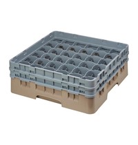 Cambro Vaatwaskorf met 36 compartimenten | Max hoogte 13,3cm | 500x500x143(h)mm 