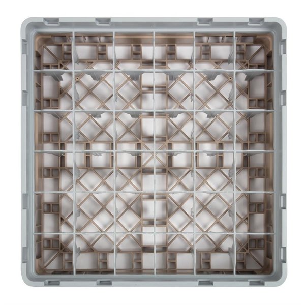 Vaatwaskorf met 36 compartimenten | Max hoogte 9,2cm | 500x500x143(h)mm