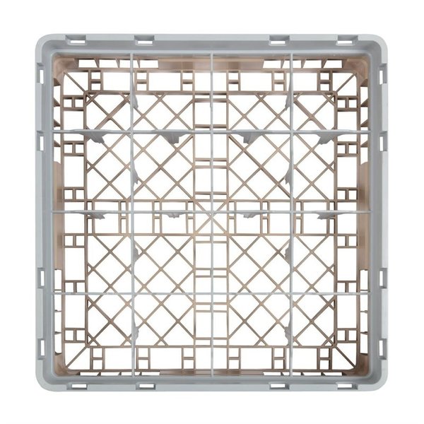 Vaatwaskorf met 16 compartimenten | Max hoogte 9,2cm | 500x500x143(h)mm