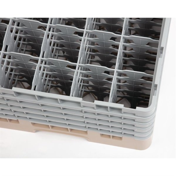 Vaatwaskorf met 25 compartimenten | Max hoogte 25,7cm | 500x500x308(h)mm