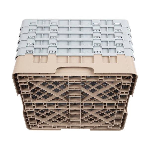 Vaatwaskorf met 25 compartimenten | Max hoogte 25,7cm | 500x500x308(h)mm