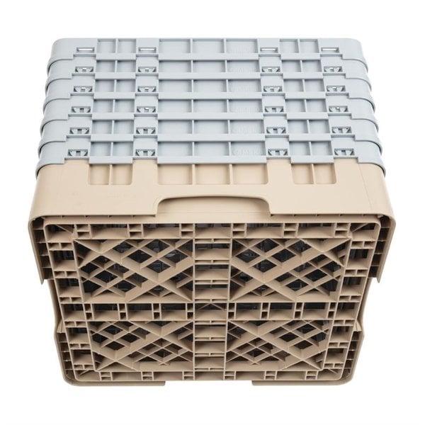 Vaatwaskorf met 36 compartimenten | Max hoogte 29,8cm | 500x500x349(h)mm