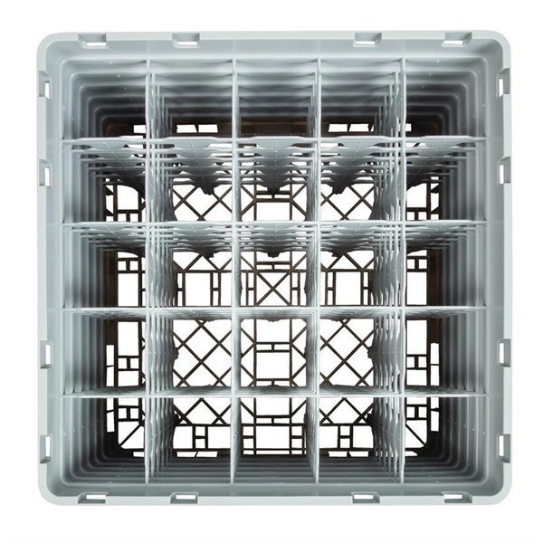 Vaatwaskorf met 25 compartimenten | Max hoogte 29,8cm | 500x500x349(h)mm