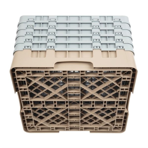 Vaatwaskorf met 36 compartimenten | Max hoogte 25,7cm | 500x500x308(h)mm