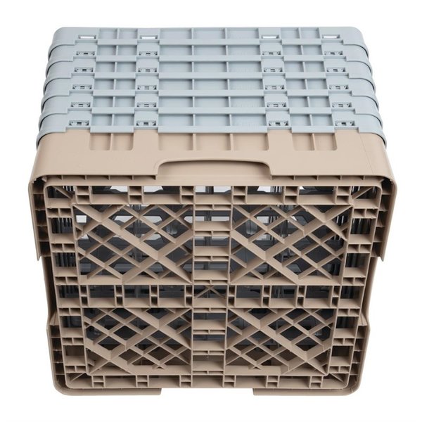 Vaatwaskorf met 16 compartimenten | Max hoogte 29,8cm | 500x500x349(h)mm