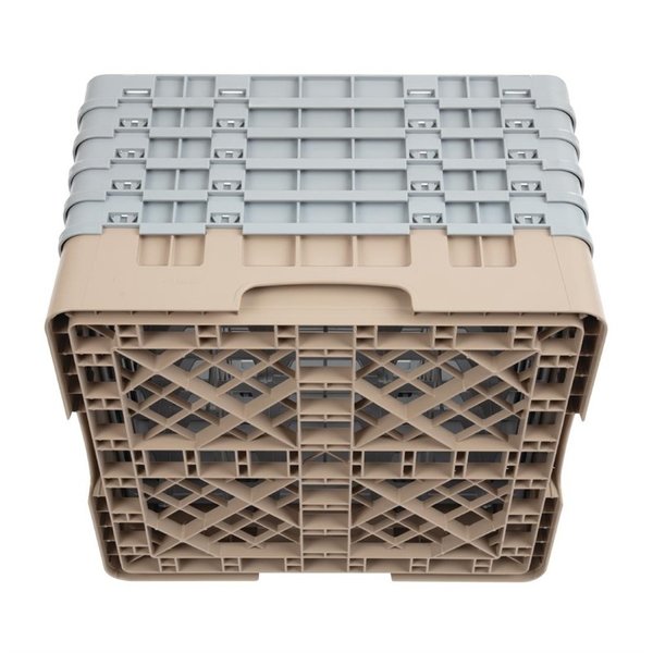 Vaatwaskorf met 16 compartimenten | Max hoogte 25,7cm | 500x500x308(h)mm