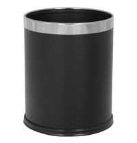 Probbax Afvalbak | RVS (Zwart) | 10L | Open | Ø223x280(h)mm 