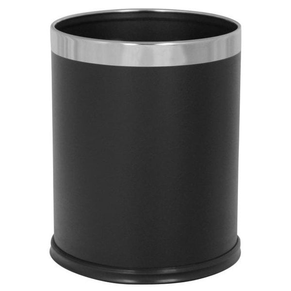 Afvalbak | RVS (Zwart) | 10L | Open | Ø223x280(h)mm
