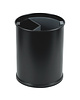Probbax Afvalbak | Metaal (Zwart) | 13L | Open | Afvalscheiding | Ø245x300(h)mm 