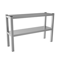UNNINOX Dubbele RVS etagere | 230V | 300mm diep | 650mm hoog