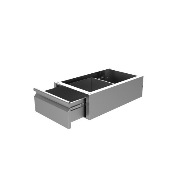 RVS Lade voor Onderbouw 600 line | 400x570x200(h)mm