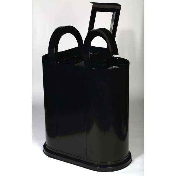 Afvalscheidingsstation | RVS (Geborsteld) | 150L | Open | Afvalscheiding | 822x452x850(h)mm