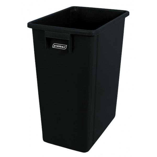 Afvalbak | Kunststof (Zwart) | 40L | Open | 260x395x475(h)mm