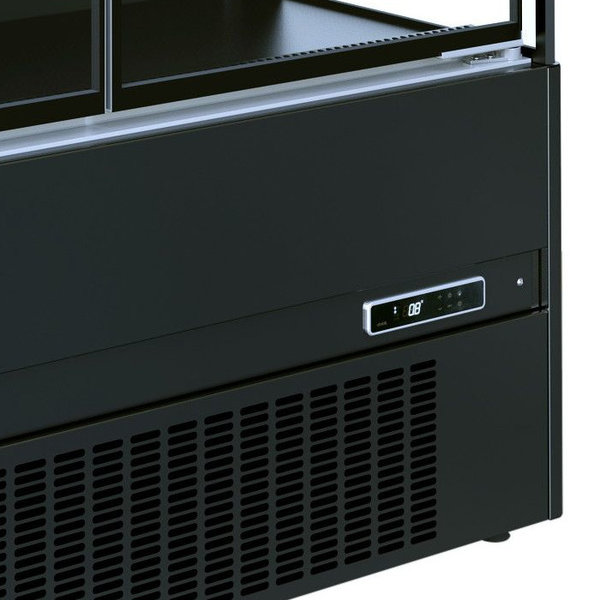 Wandkoeling | JAMIE | Zwart | +2°C/+4°C | Geforceerd | 5 Schappen | 1.52kW | Klapdeuren | 1310x665x1920(h)mm