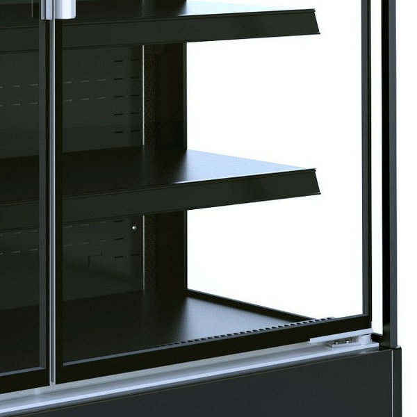 Wandkoeling | JAMIE | Zwart | +2°C/+4°C | Geforceerd | 5 Schappen | 1.52kW | Klapdeuren | 1310x665x1920(h)mm