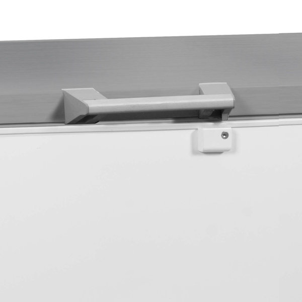 Vrieskist | 407L | Wit/RVS | -18°C/-24°C | Statisch | Klapdeksel | 1316x743x840(h)mm