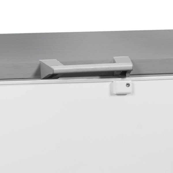 Vrieskist | 469L | Wit/RVS | -18°C/-24°C | Statisch | Klapdeksel | 1492x743x840(h)mm