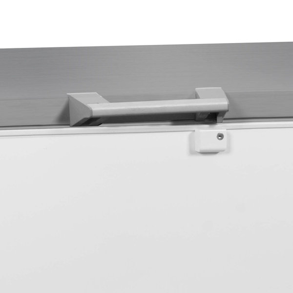 Vrieskist | 572L | Wit/RVS | -18°C/-24°C | Statisch | Klapdeksel | 1775x743x840(h)mm