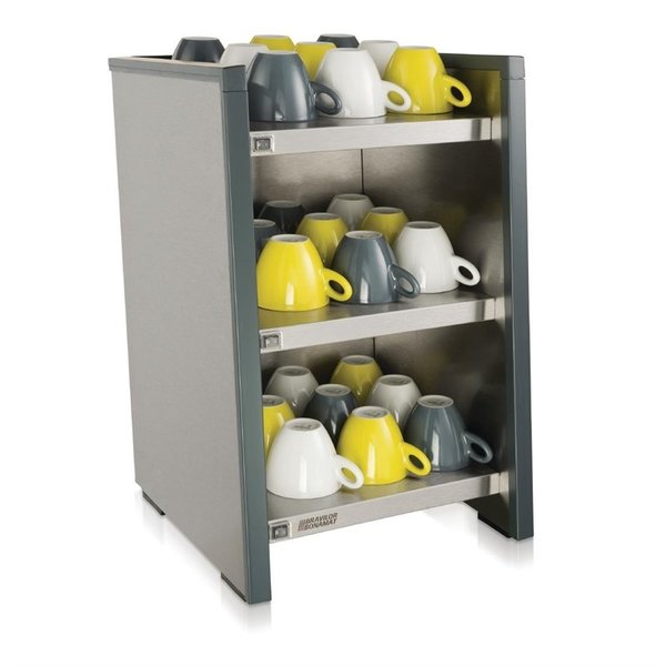 Kopjesverwarmer | RVS | 3 Schappen | 120 Kopjes | 230V (85W) | 349x400x542(h)mm