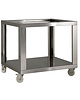 Diamond Onderstel Pizzaoven | RVS | Voor Diamond DIA-GL6/35-XLD | 4 Wielen (2 Geremd) | 1570x860x700(h)mm 