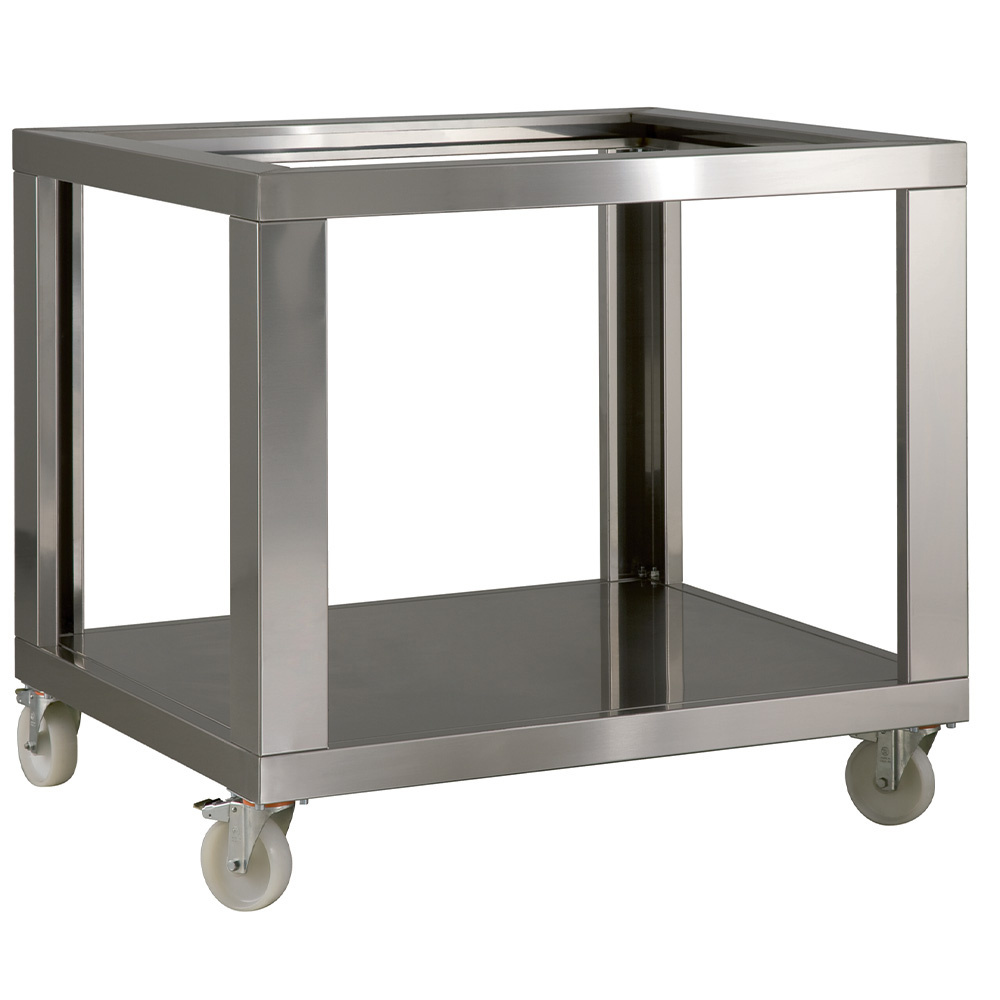 Onderstel Pizzaoven | RVS | Voor Diamond DIA-GL6/35-XLD | 4 Wielen (2 Geremd) | 1570x860x700(h)mm