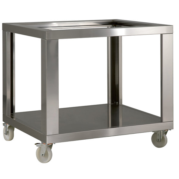 Onderstel Pizzaoven | RVS | Voor Diamond DIA-GL6/35-XLD | 4 Wielen (2 Geremd) | 1570x860x1100(h)mm