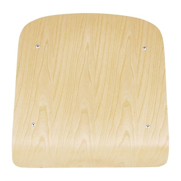 Stoelen | CANTINA | Hout/Staal | Hout (Essen) | Zwart Frame | Indoor | Stapelbaar | 4 Stuks | 480x580x830(h)mm