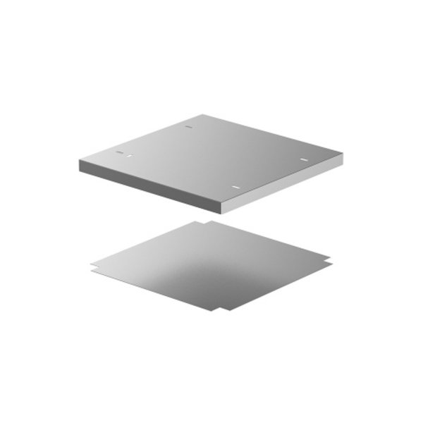 Top- & Bodemplaat | Voor SMEG Ovenonderstel TVL40 | RVS