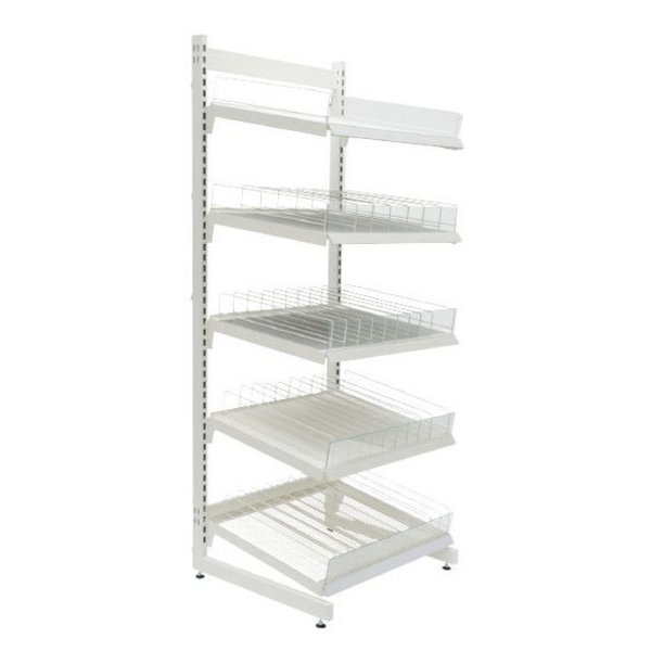 Etaleerrek | Voor Display-Koelcel COM-7489.3010 | Wit | 3130x700x2060/2115(h)mm