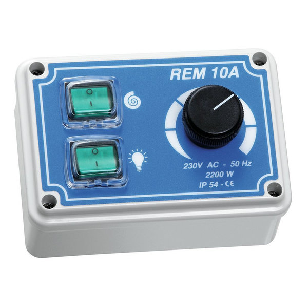 Standenregelaar | Traploos Instelbaar | 1 Fase | 10A | 230V | 2.2kW | 130x90x75(h)mm