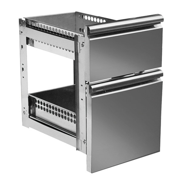 Ladeblok | Voor Mastro Koelwerkbanken (Diepte 600mm) | 1/3 + 2/3 Lade | 450x500x645(h)mm