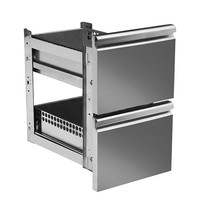 Mastro Ladenblok | Mastro/Ristormarkt Koelwerkbanken (Diepte 700mm) | 2x 1/2 Lade | 450x600x645(h)mm